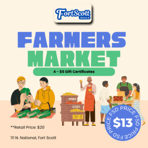 Farmers Market -  4 - $5 Gift Certificates