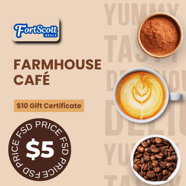 Farmhouse Café - $10 Gift Certificate