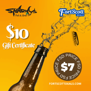 Sharky’s Pub & Grub - $10 Gift Certificate