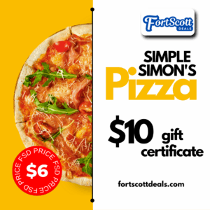 Simple Simon’s Pizza - $10 Gift Certificate