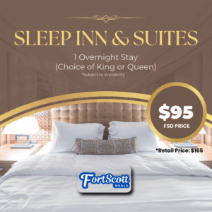 Sleep Inn - Overnight Stay in King or Queen Room